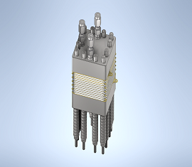 PEM electrolyser stack for hydrogen production